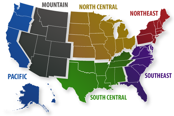 Region key map